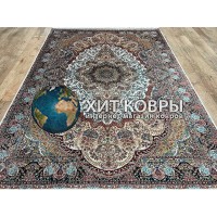 Турецкий ковер Kum 9054 Бежевый-синий